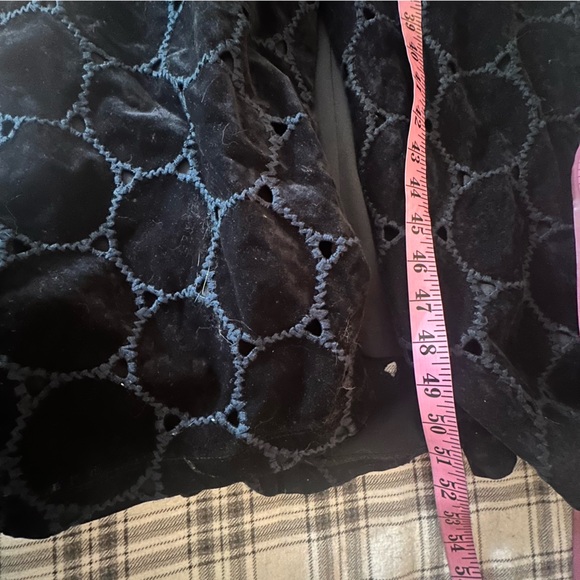 Just in Time Vintage Y2K Black Whimsical Fairy Gothic Grunge Woven Long Coat M - Picture 15 of 16